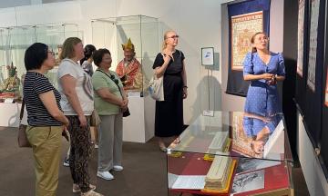 Российские ученые посетили музей