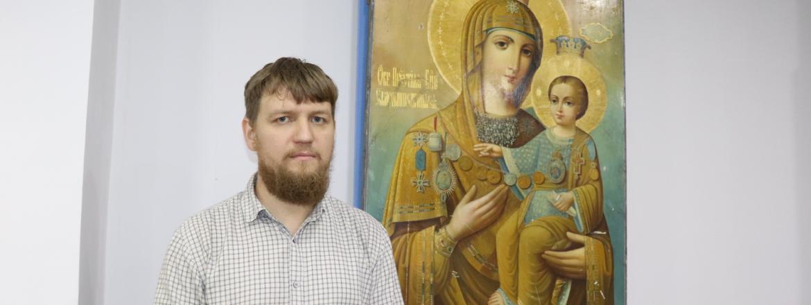 Настоятель храма г. Улан-Батор иерей Антоний посетил Национальный музей Республики Бурятия