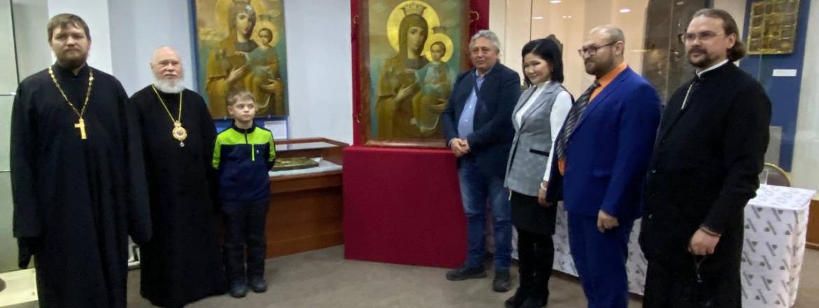 Пресс- конференция в связи с написанием нового списка с образа Божией Матери 