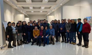 Фоторепортаж с открытия выставки Бато Дугаржапова 