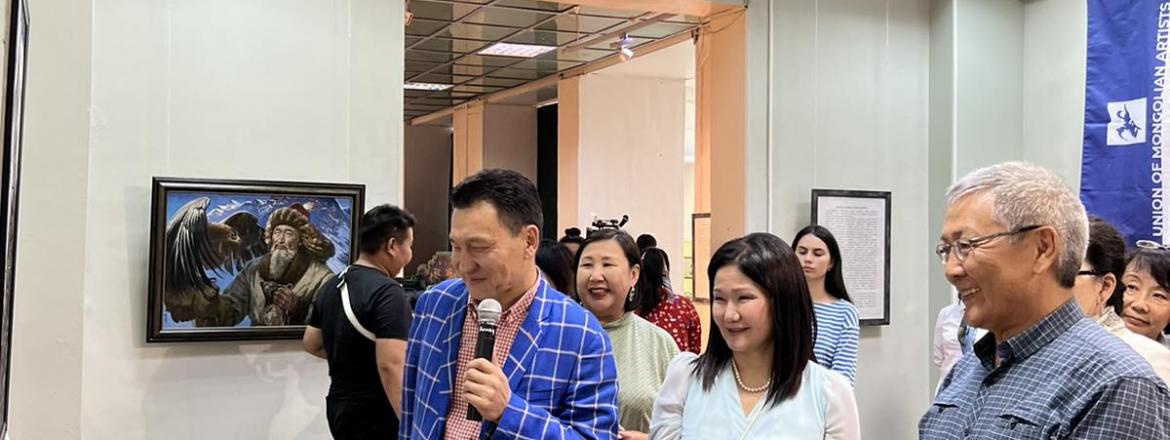 Состоялось открытие выставки  «Красивая страна Монголия»