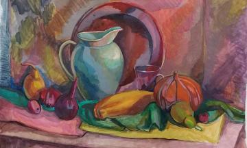 «Осенний вернисаж». Выставка творческих работ, обучающихся Детской художественной школы им. Р.С. Мэрдыгеева