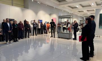 26 февраля, в Художественном музее им. Ц.С. Сампилова состоялось торжественное открытие выставки современного искусства Бурятии «Сагаан hapын угалза - Узоры Белого месяца»!