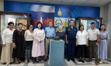 Национальный музей Республики Бурятия пополнился новым экспонатом - шлемом участника СВО Аюра Балданова